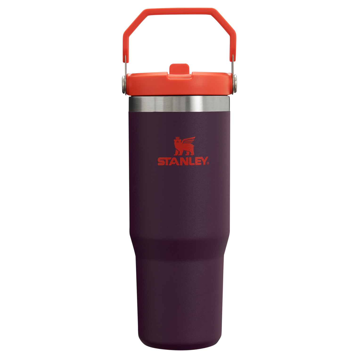 Stanley Ice Flow Go 870Ml 30Oz Flip Straw Wtr Btl Plum