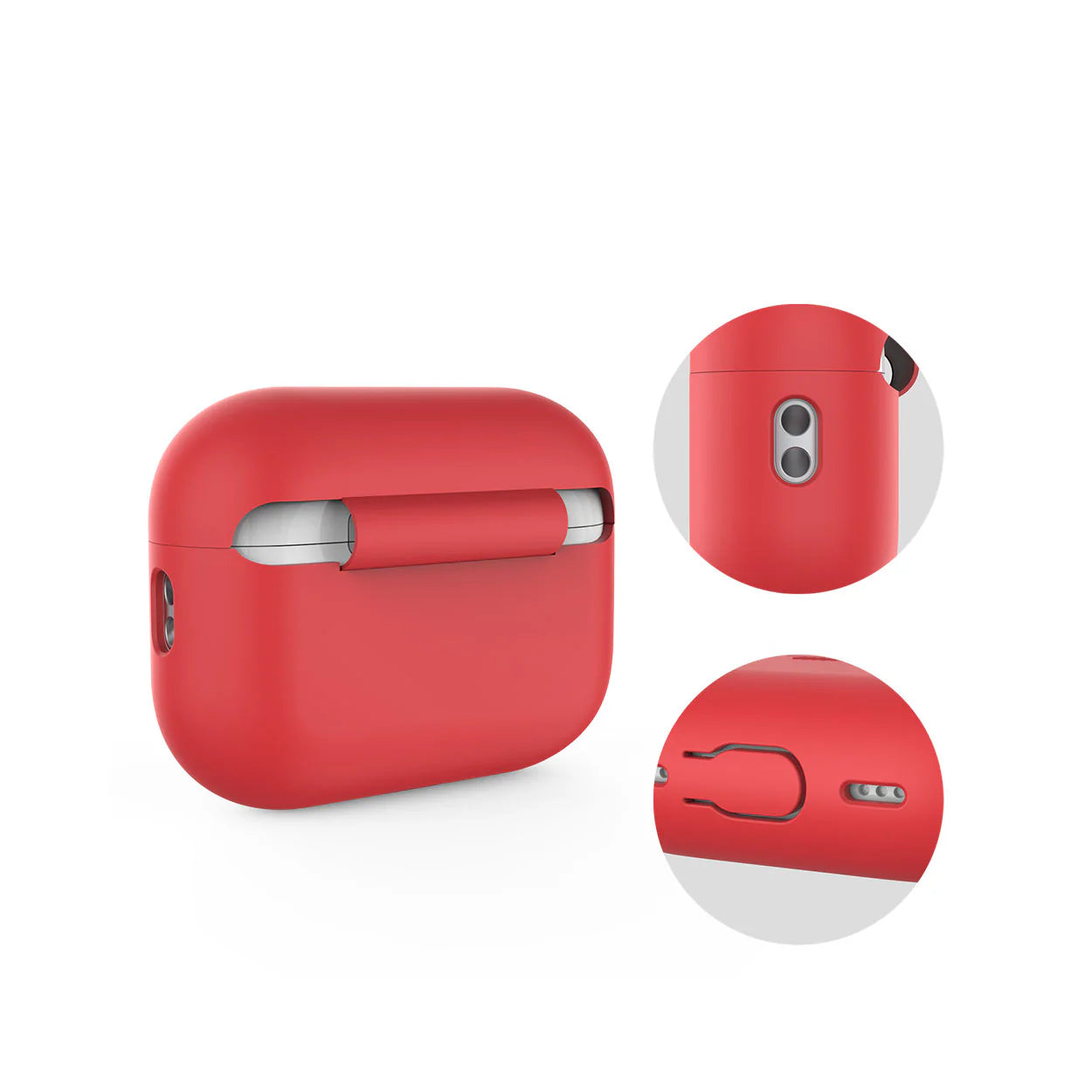 Baykron BKR-P187-RED Airpods Pro 2nd Gen RED