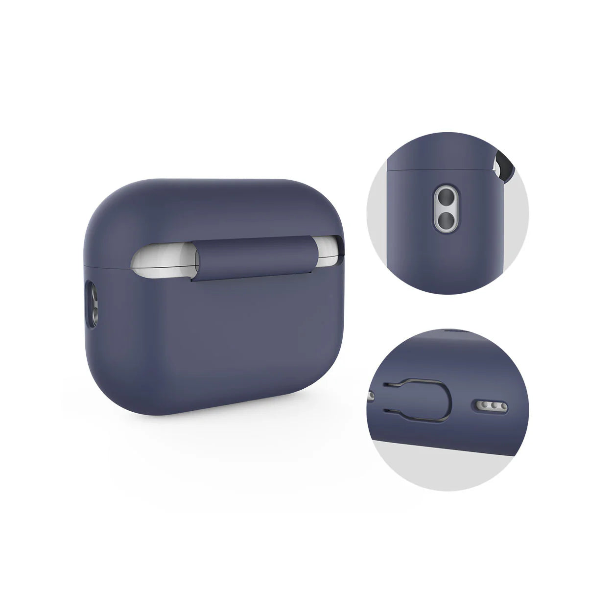 Baykron BKR-P187-MB Airpods Pro 2nd GEN Mid-Blue