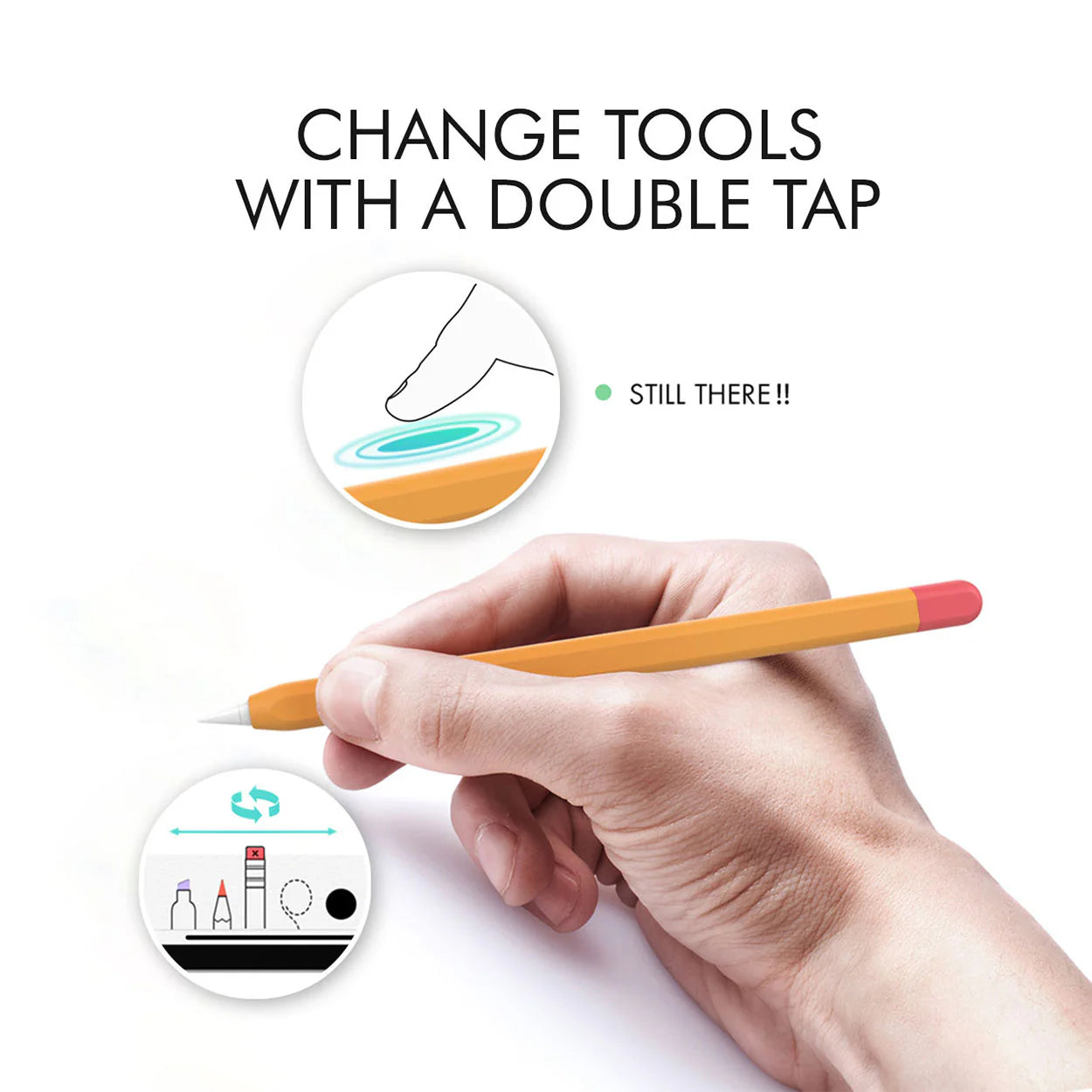 Baykron PT65-2-ORG Duotone silicone for apple pencil