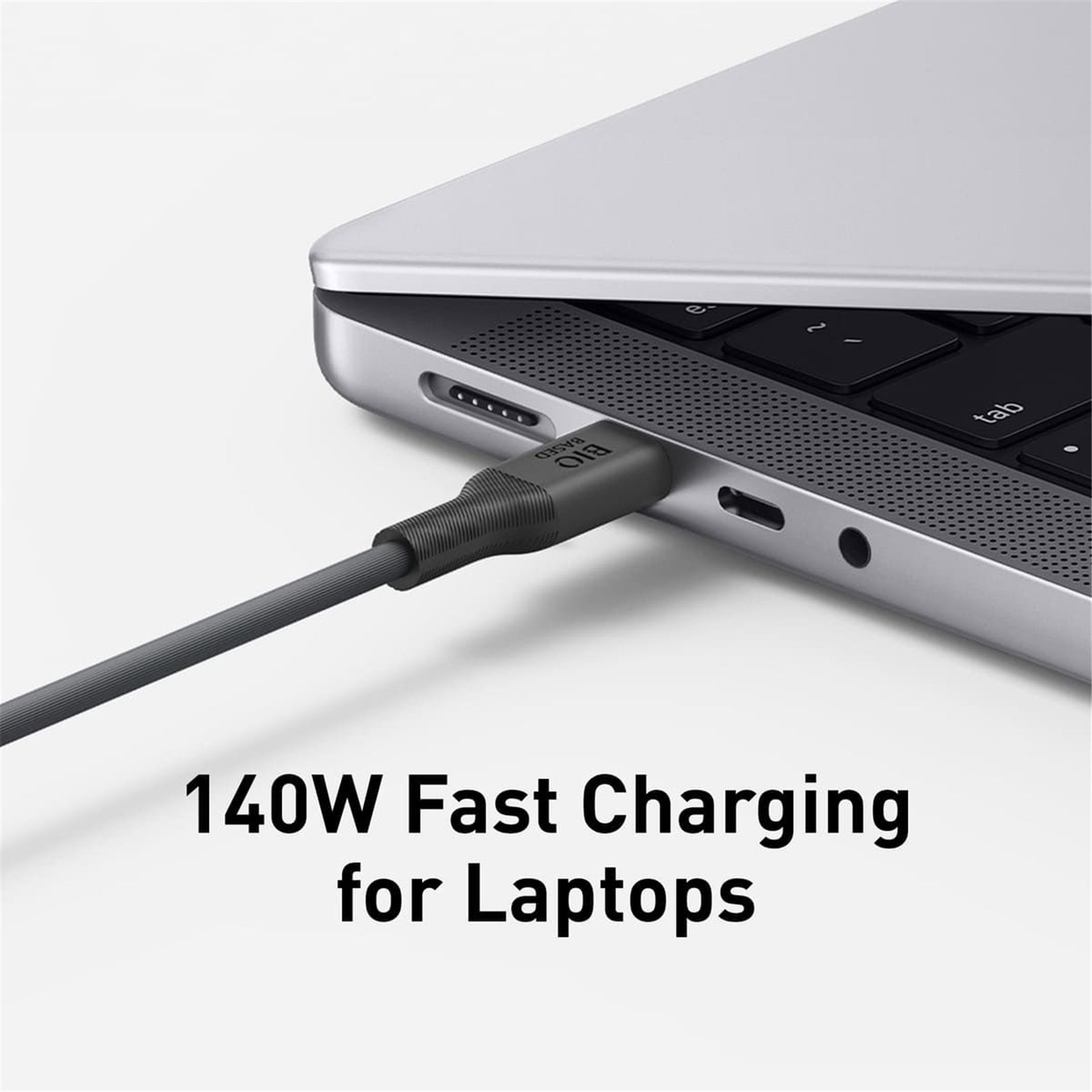 أنكر 542 كابل USB-C إلى USB-C (من مواد حيوية 6 قدم) أسود