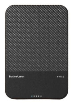 Native Union Magnetic Power Bank 5000Mah Black