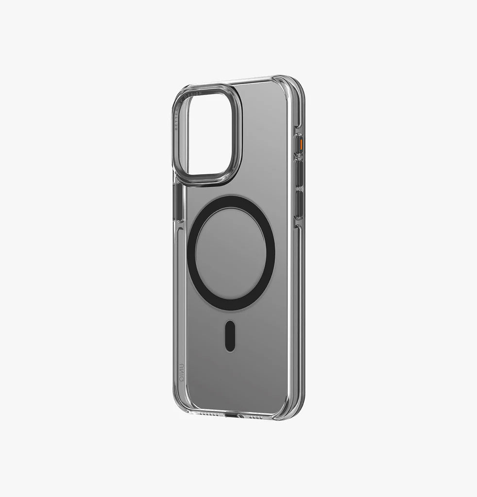 UNIQ HYBRID IPHONE PRO 2023 6.1 MAGCLICK CHARGING CALIO - SMOKED GREY TINTED