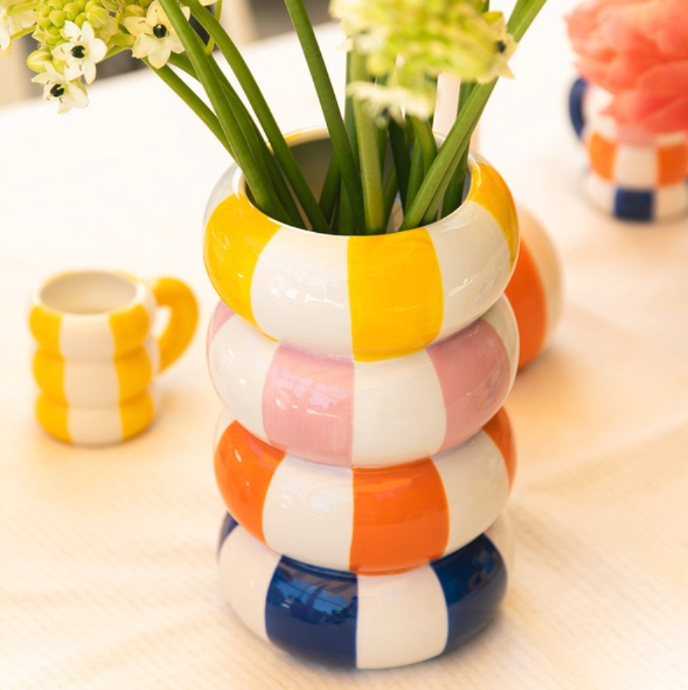 Balvi Vase Floats Multicolor Ceramic 20 Cm