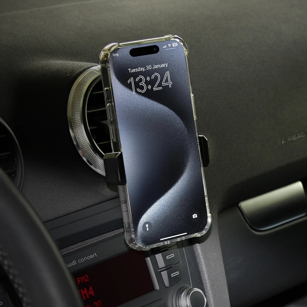 Baykron Car Vent Mobile Holder Black