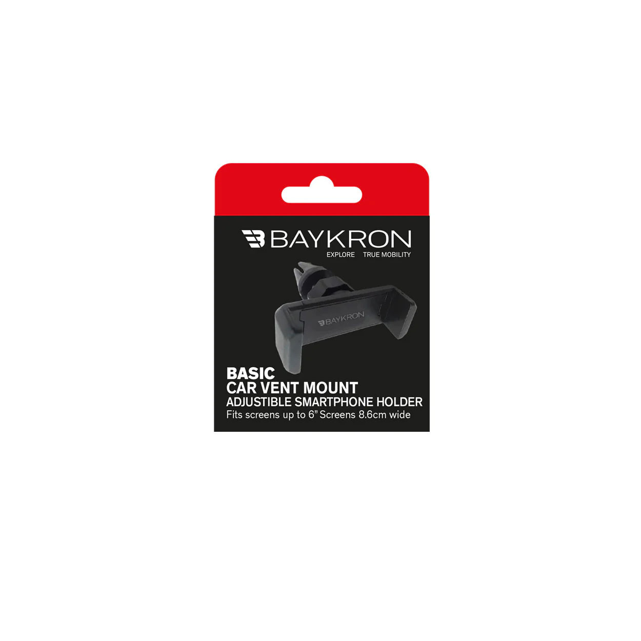 Baykron Car Vent Mobile Holder Black