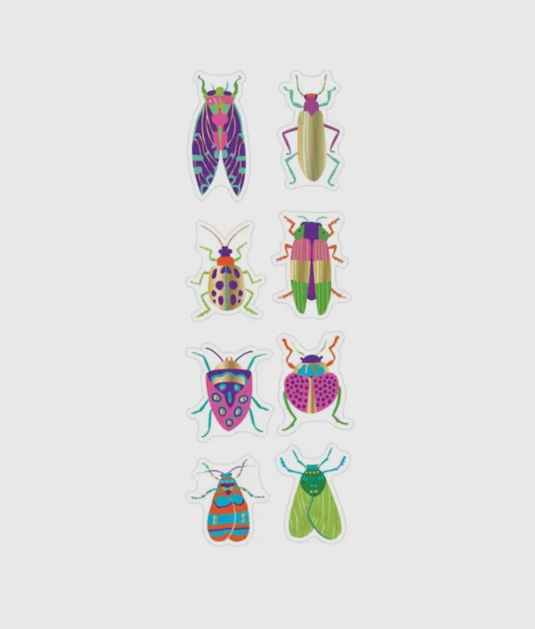 Ooly Stickiville Stickers: Fancy Bugs Skinny 2 Sheets