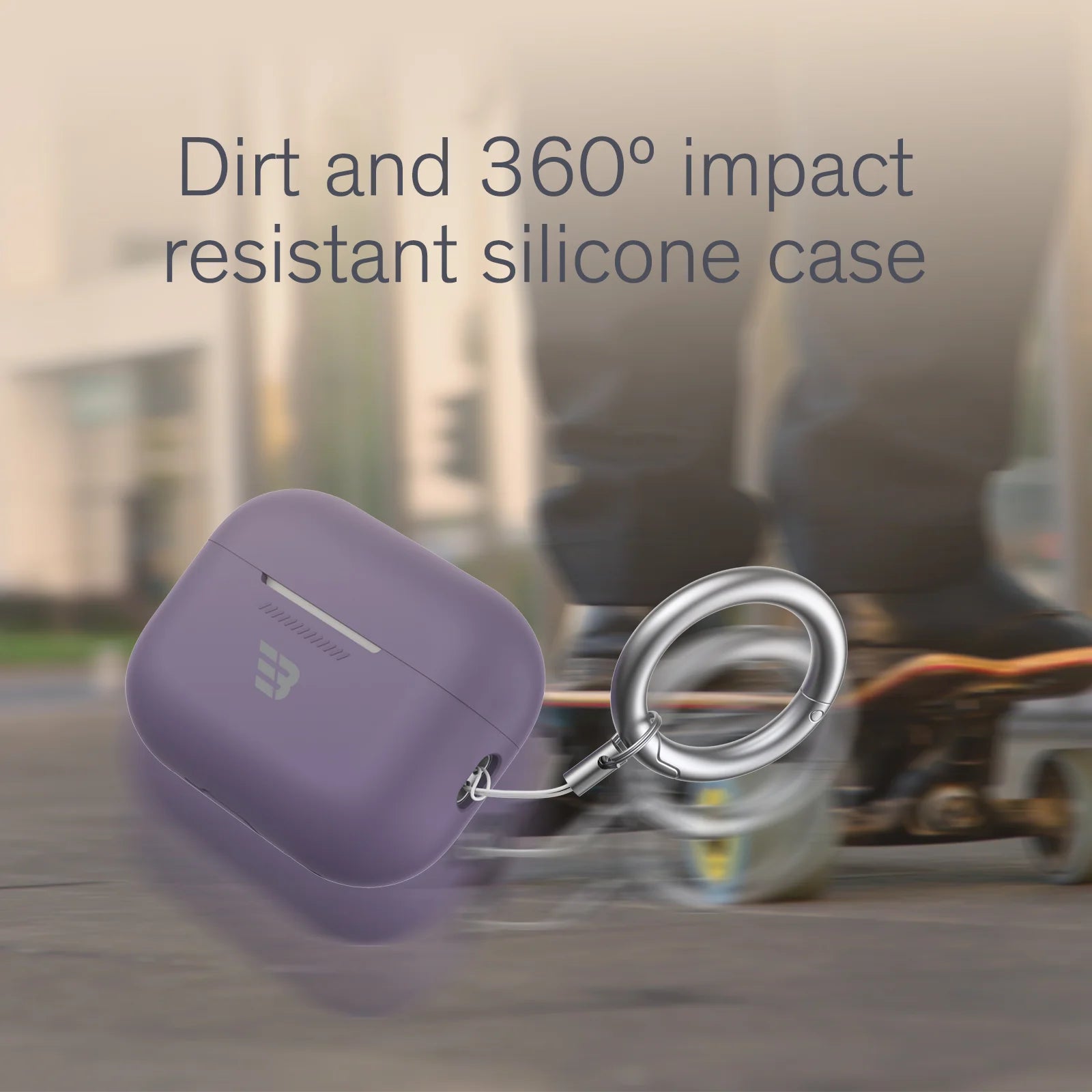 Baykron BKR-P187-DP Airpods 2nd Gen Deep Purple