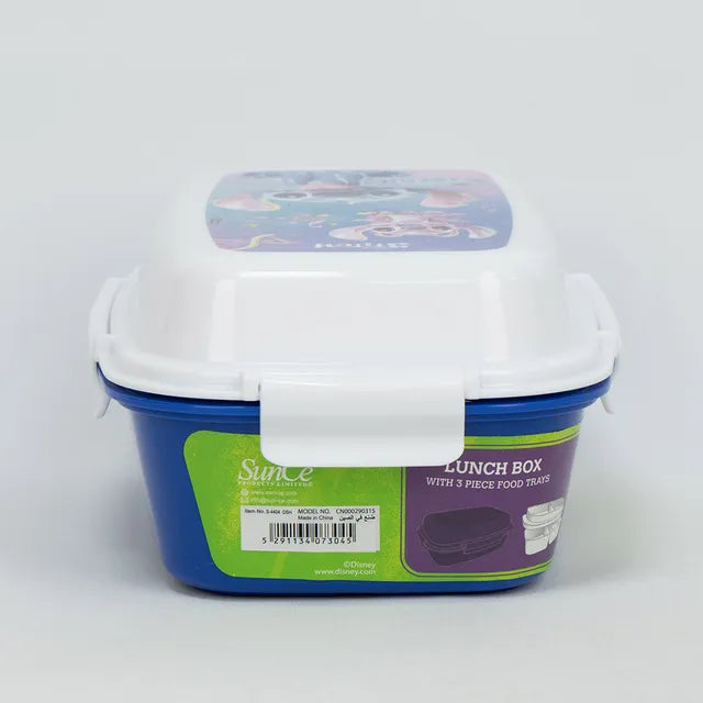 Stitch Lunch Box With 4 Clip Closures & 4 Trays 4404Dsh