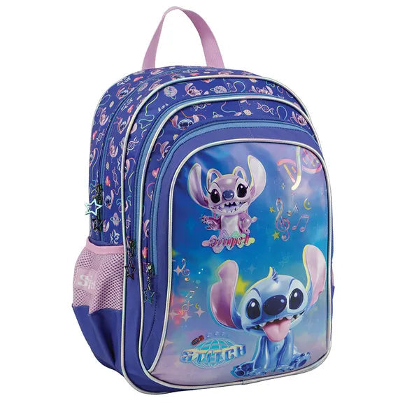 Stitch 14" Backpack With 2 Compartments & 2 Side Pockets