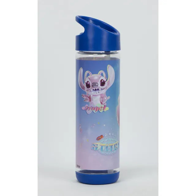 Stitch Water Bottle 500 Ml, Tritan Plastic Bpa Free 4300Dsh