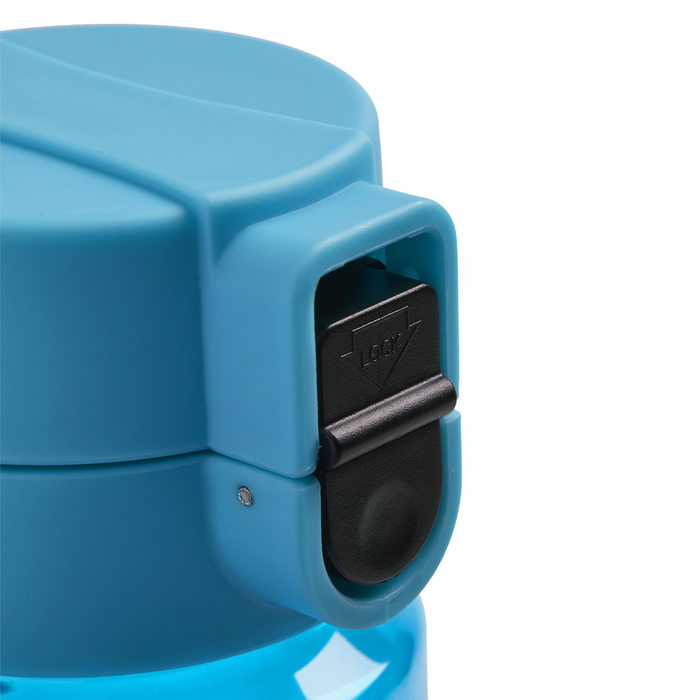 Blue Flip and Clip Water Bottle