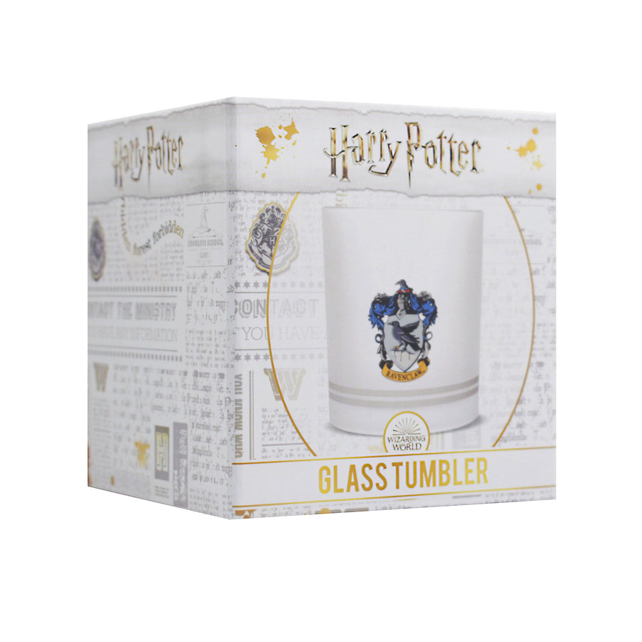 Halfmoon Bay Glass Tumbler Boxed 300Ml Harry Potter Ravenclaw