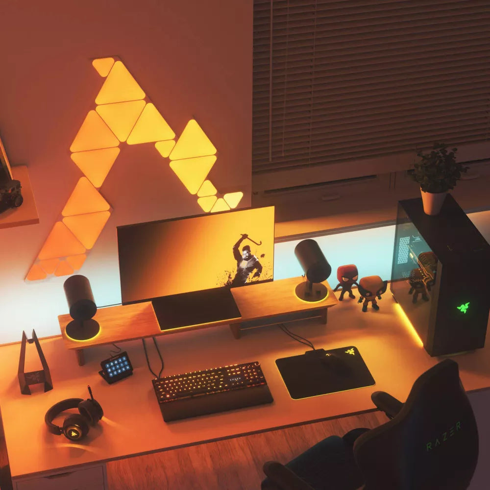 Nanoleaf Shapes Triangles توسعة (3 قطع) - أبيض