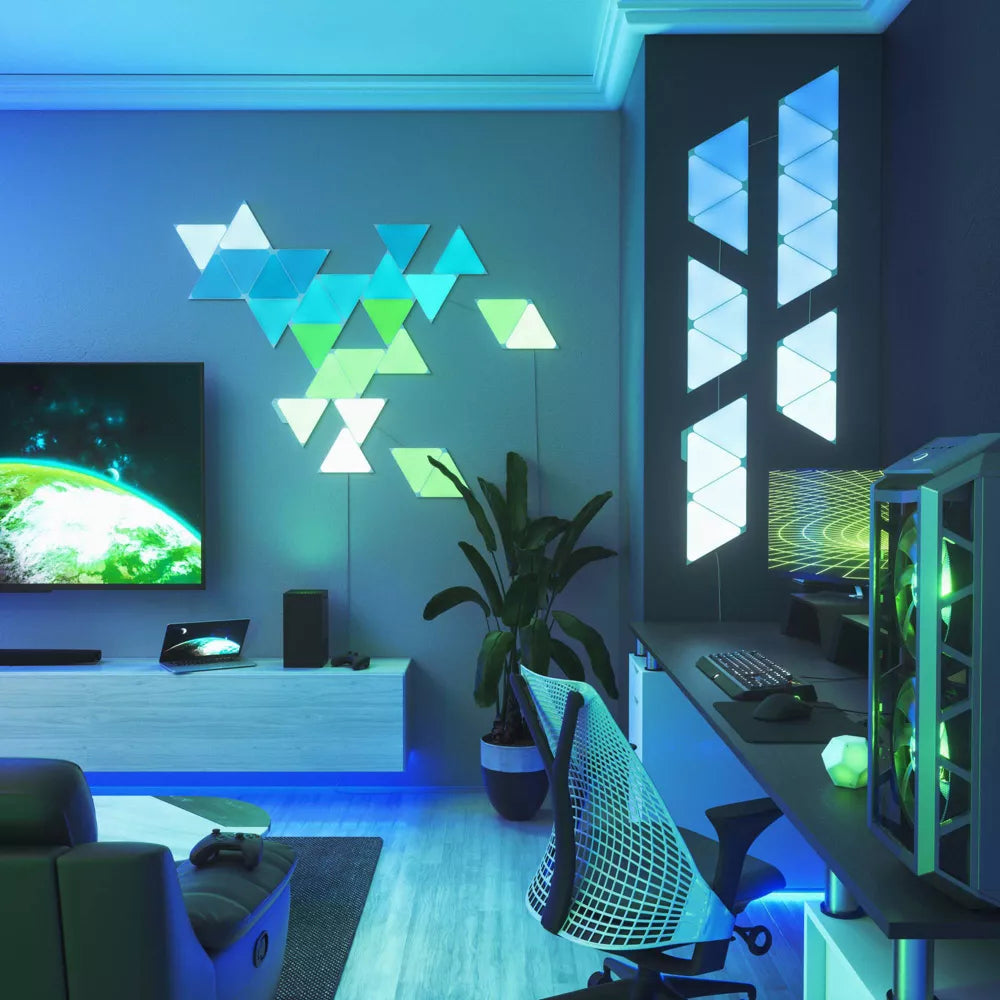 Nanoleaf Shapes Triangles توسعة (3 قطع) - أبيض