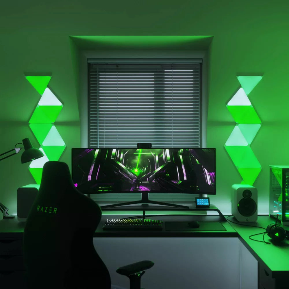 Nanoleaf Shapes Triangles توسعة (3 قطع) - أبيض