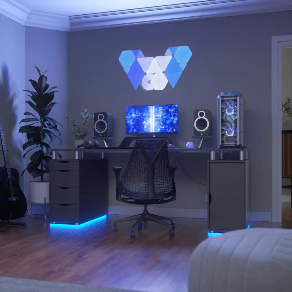 Nanoleaf Shapes Triangles Mini أبيض - 10 قطع - ألواح فقط