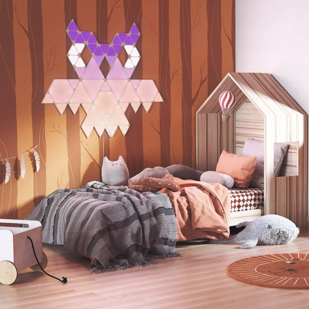 Nanoleaf Shapes Triangles توسعة (3 قطع) - أبيض