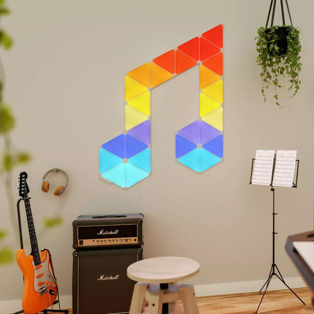 Nanoleaf Shapes Triangles توسعة (3 قطع) - أبيض