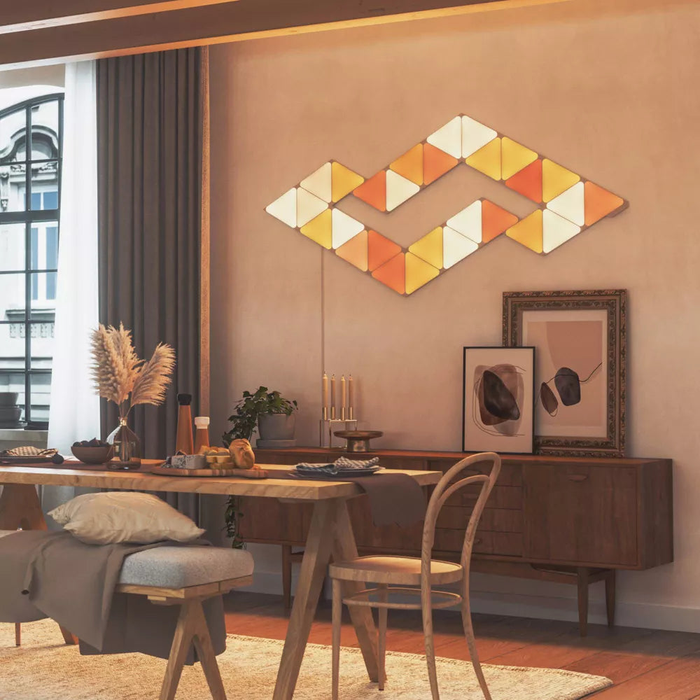 Nanoleaf Shapes Triangles توسعة (3 قطع) - أبيض