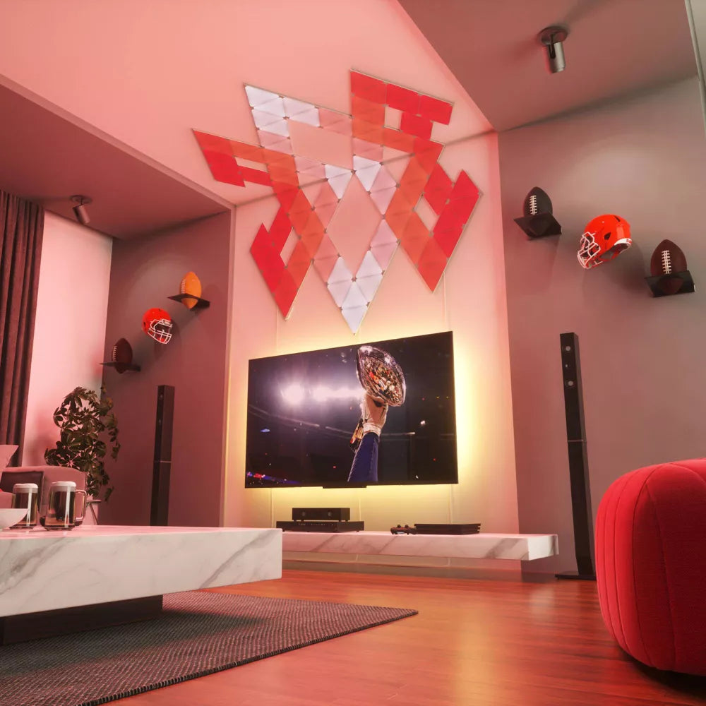 Nanoleaf Shapes Triangles توسعة (3 قطع) - أبيض