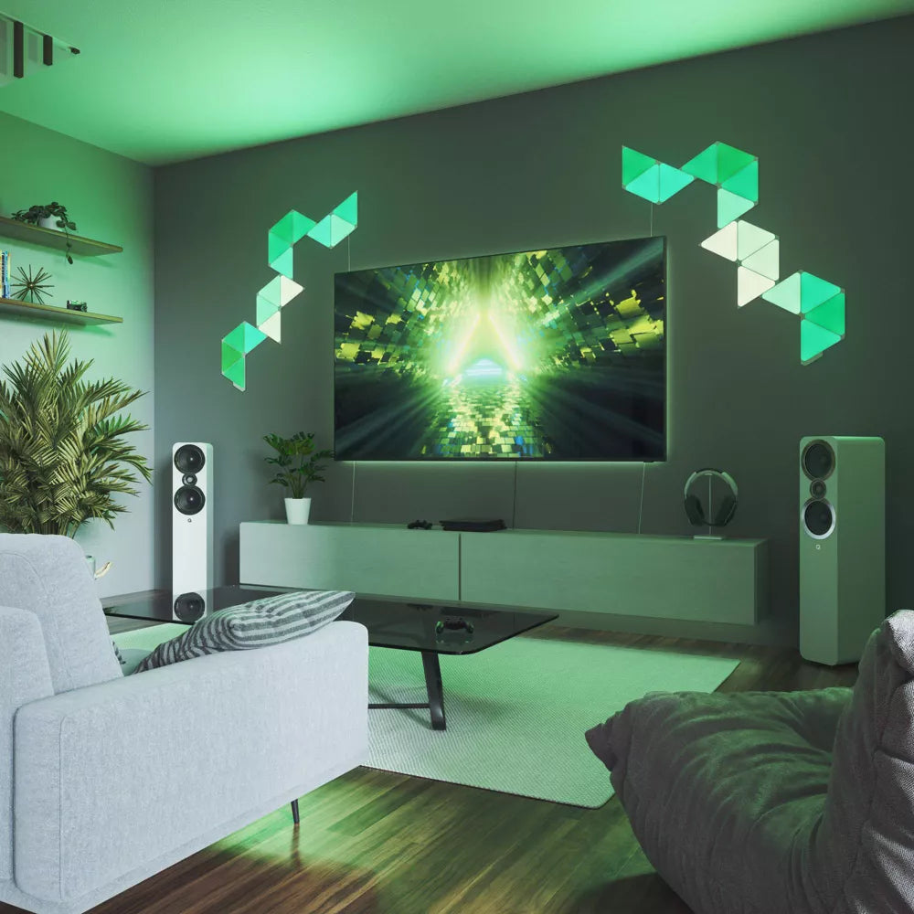 Nanoleaf Shapes Triangles توسعة (3 قطع) - أبيض