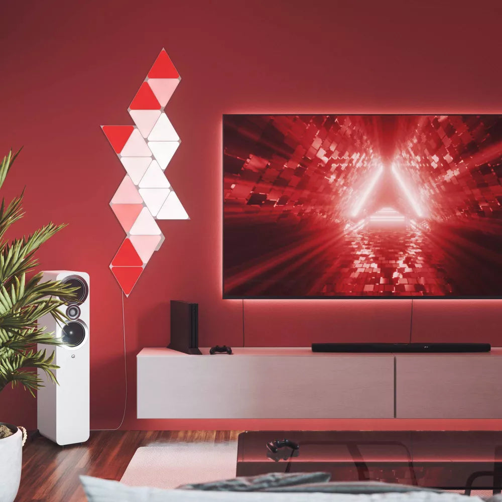 Nanoleaf Shapes Triangles توسعة (3 قطع) - أبيض