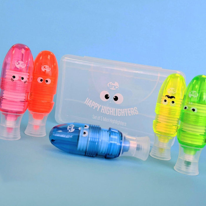 Tinc Set of 5 Happy Hi-lighters