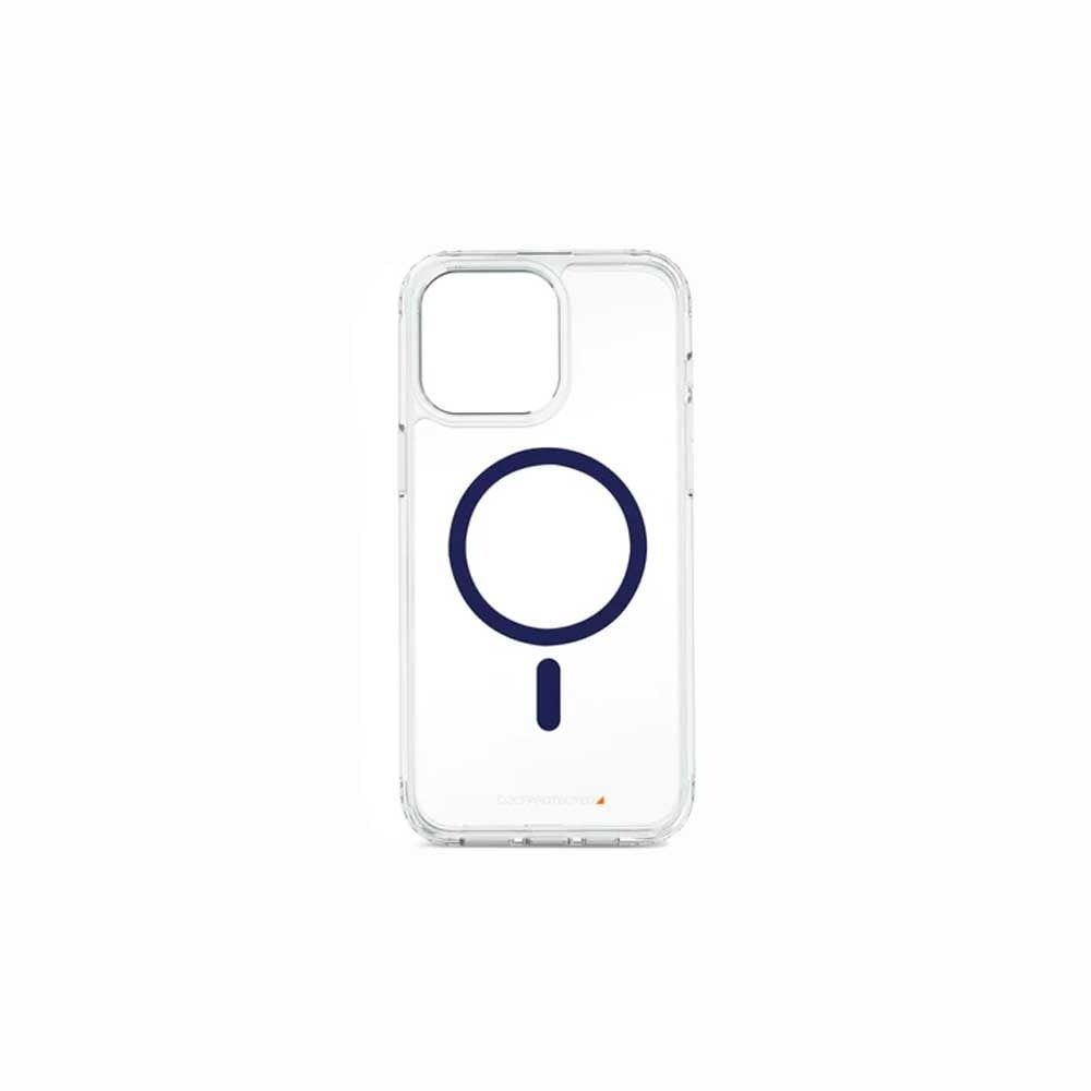 ArmorPro D3O Protected Clear Case MagSafe Blue IPH 15 P.M