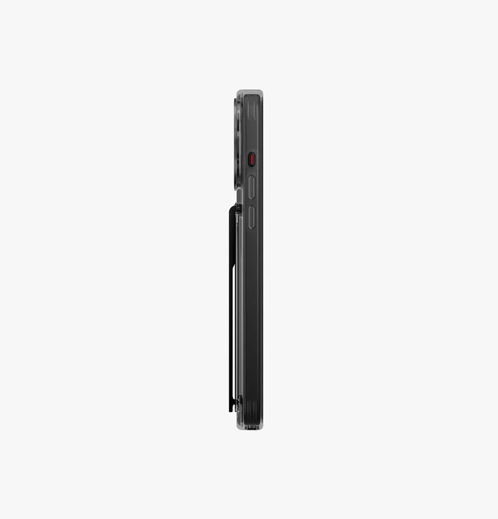 UNIQ HYBRID IPHONE PRO 2023 6.1 HELDRO MOUNT WITH STAND - Vapour Smoke
