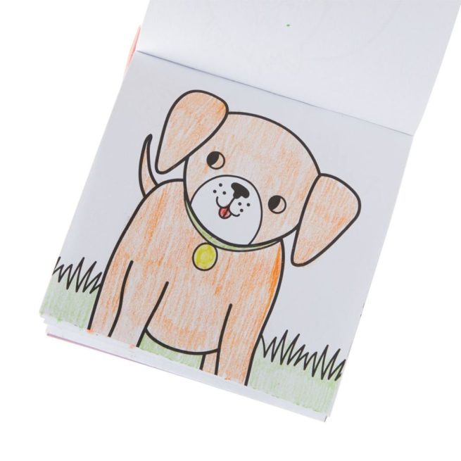Ooly Carry Along Crayon & Coloring Book Kit Pet Pals