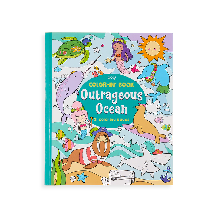 Ooly Color In Book: Outrageous Ocean 8 X 10