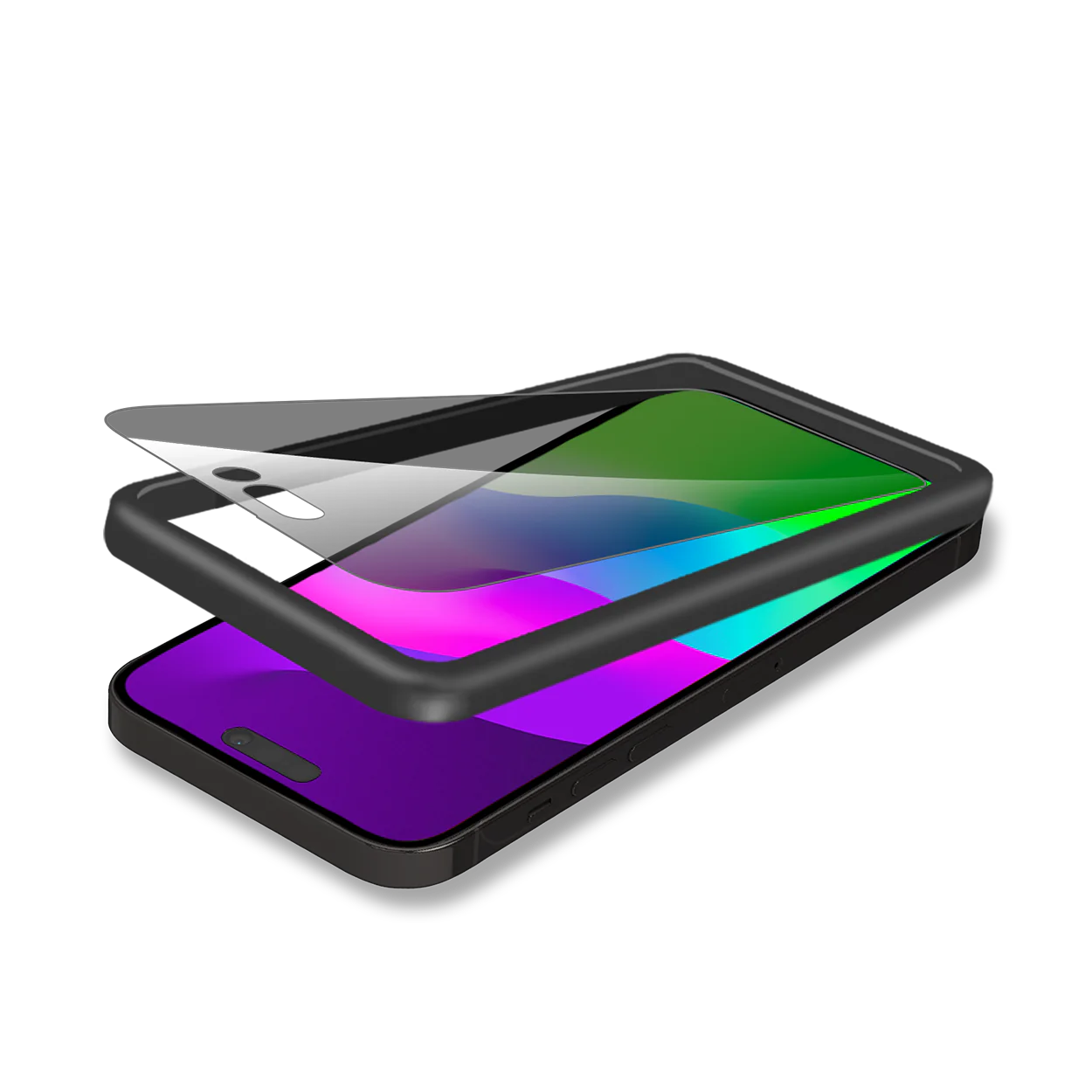 Baykron SP Glass 2.5D HD Privacy with applicator iP15 Plus