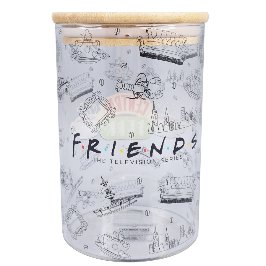 Halfmoon Bay Storage Jar Glass 950Ml Friends Central Perk