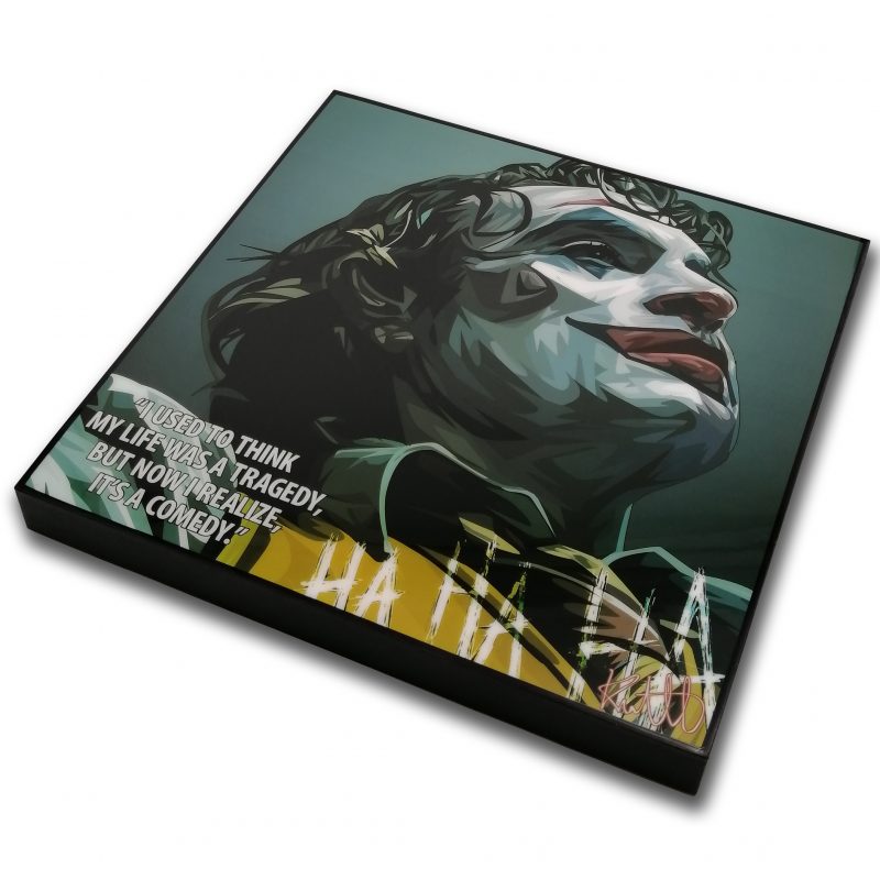 Joker Pop Art Poster “I used to think my life was a tragedy, but now I realize it’s a comedy”