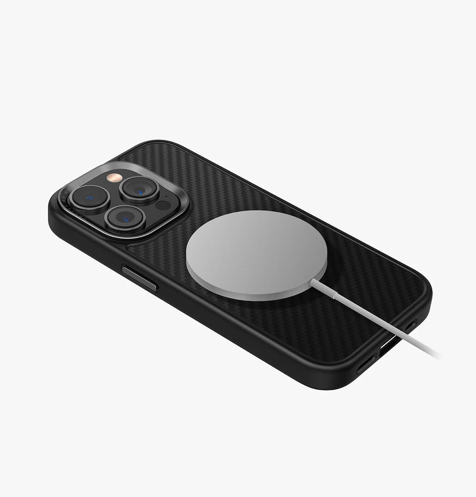 UNIQ HYBRID IPHONE PRO 2023 6.7 MAGCLICK CHARGING KEVA - CARBON BLACK