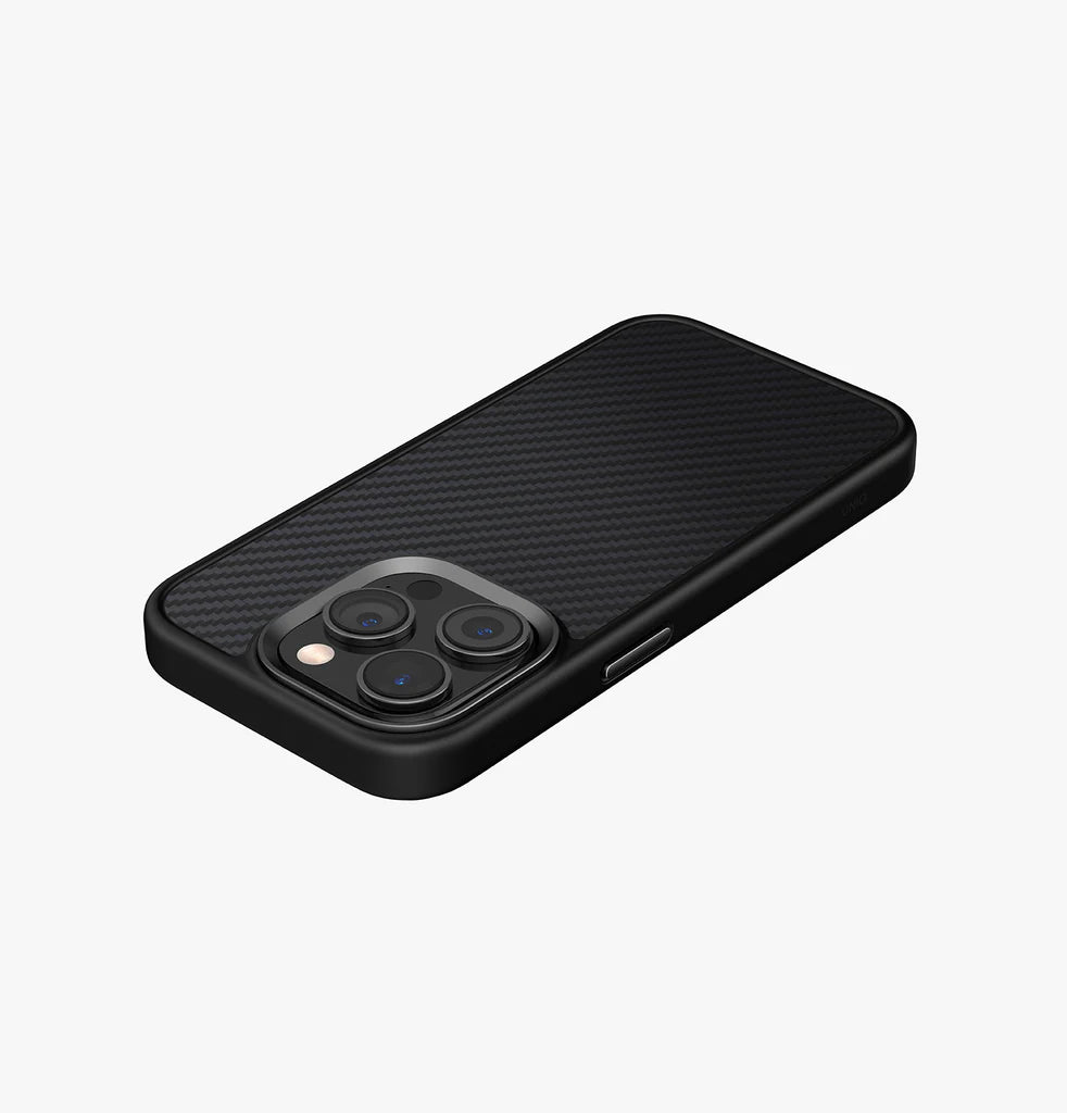 UNIQ HYBRID IPHONE PRO 2023 6.7 MAGCLICK CHARGING KEVA - CARBON BLACK