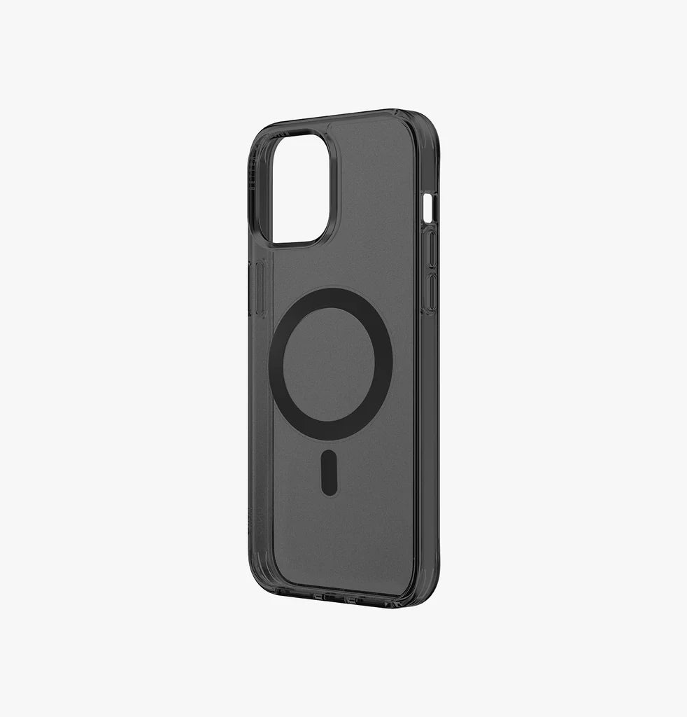 Uniq Hybrid iPhone 14 Magclick Charging Lifepro Xtreme AF Smokefrost Smoke Case
