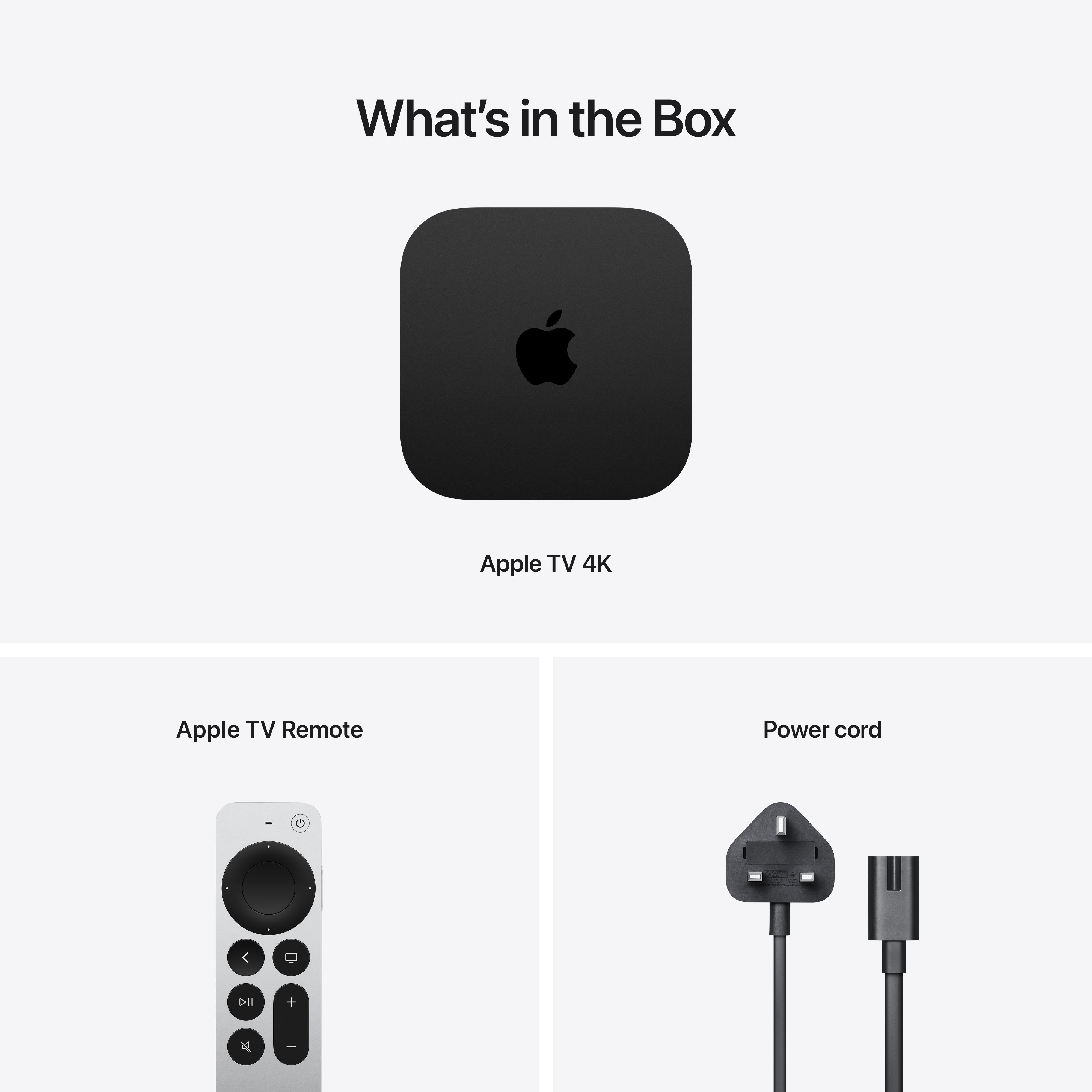 Apple TV 4K Wi‑Fi + Ethernet with 128GB storage