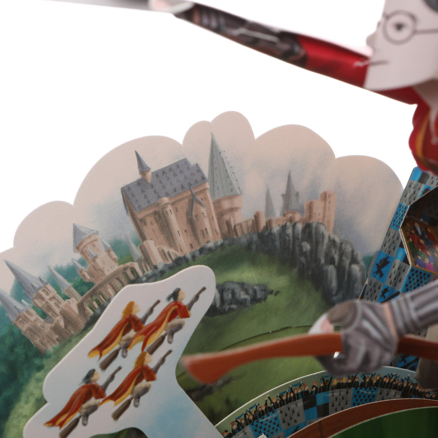 Halfmoon Bay Card Model Harry Potter Moving Mechanical Puzzle