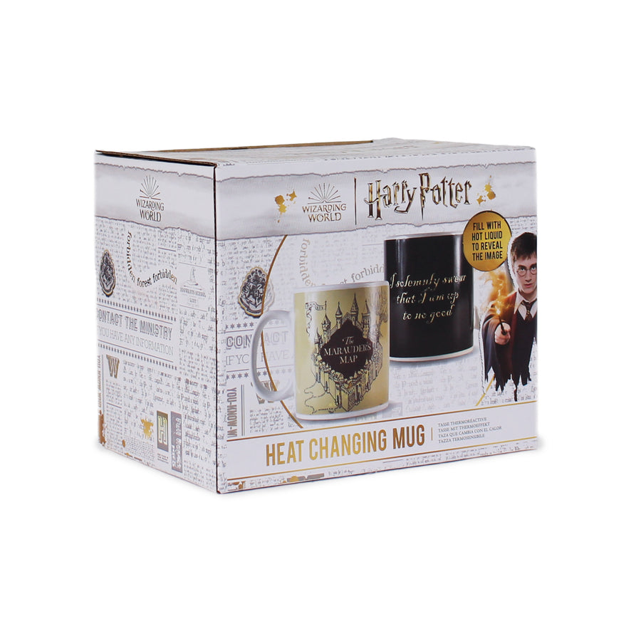 Halfmoon Bay Mug Heat Chg. Boxed 400Ml Harry Potter Marauder's Map