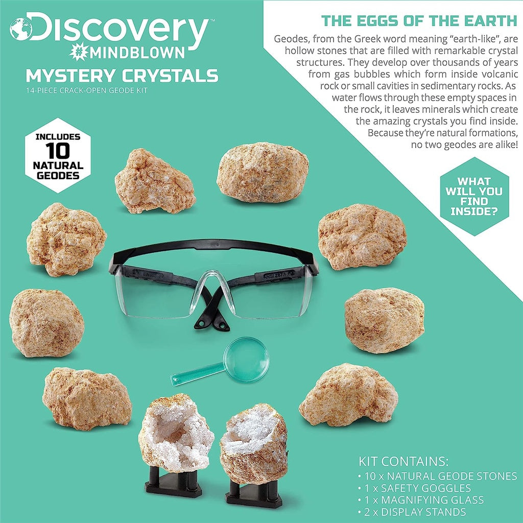 Discovery - Toy Mystery Crystals Geode Excavation Kit