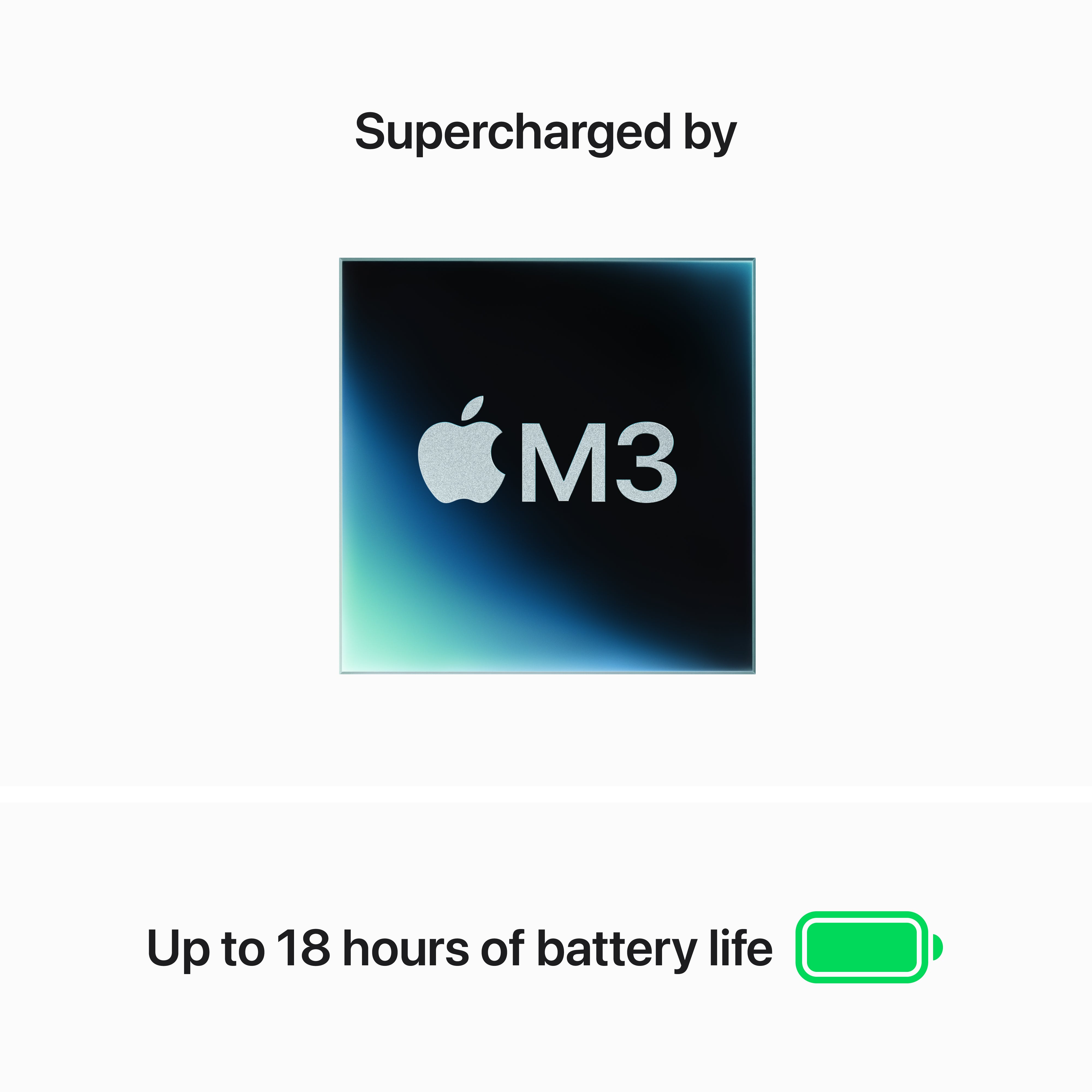 13-inch MacBook Air: Apple M3 chip with 8-core CPU and 8-core GPU, 8GB, 256GB SSD - Midnight