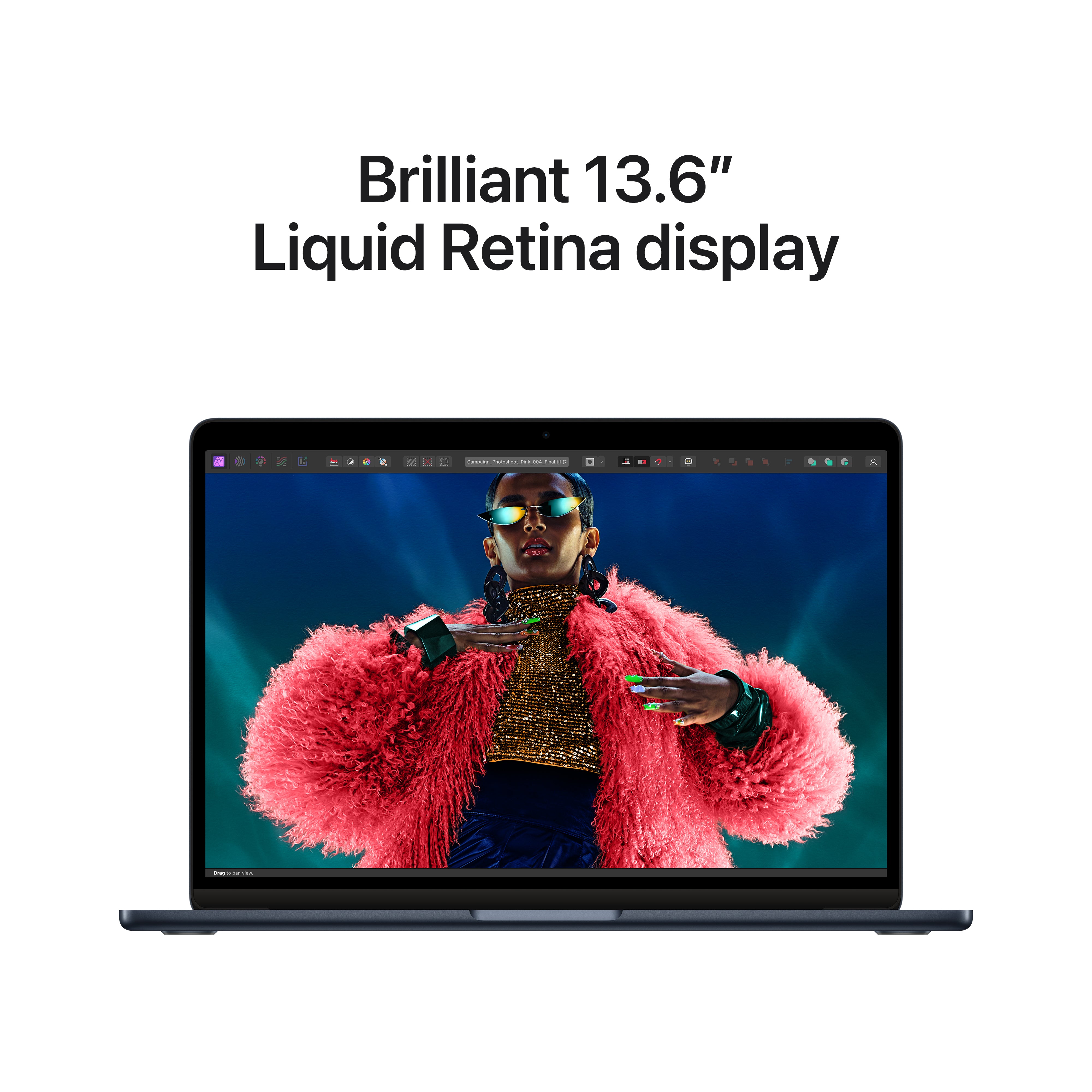 13-inch MacBook Air: Apple M3 chip with 8-core CPU and 8-core GPU, 8GB, 256GB SSD - Midnight