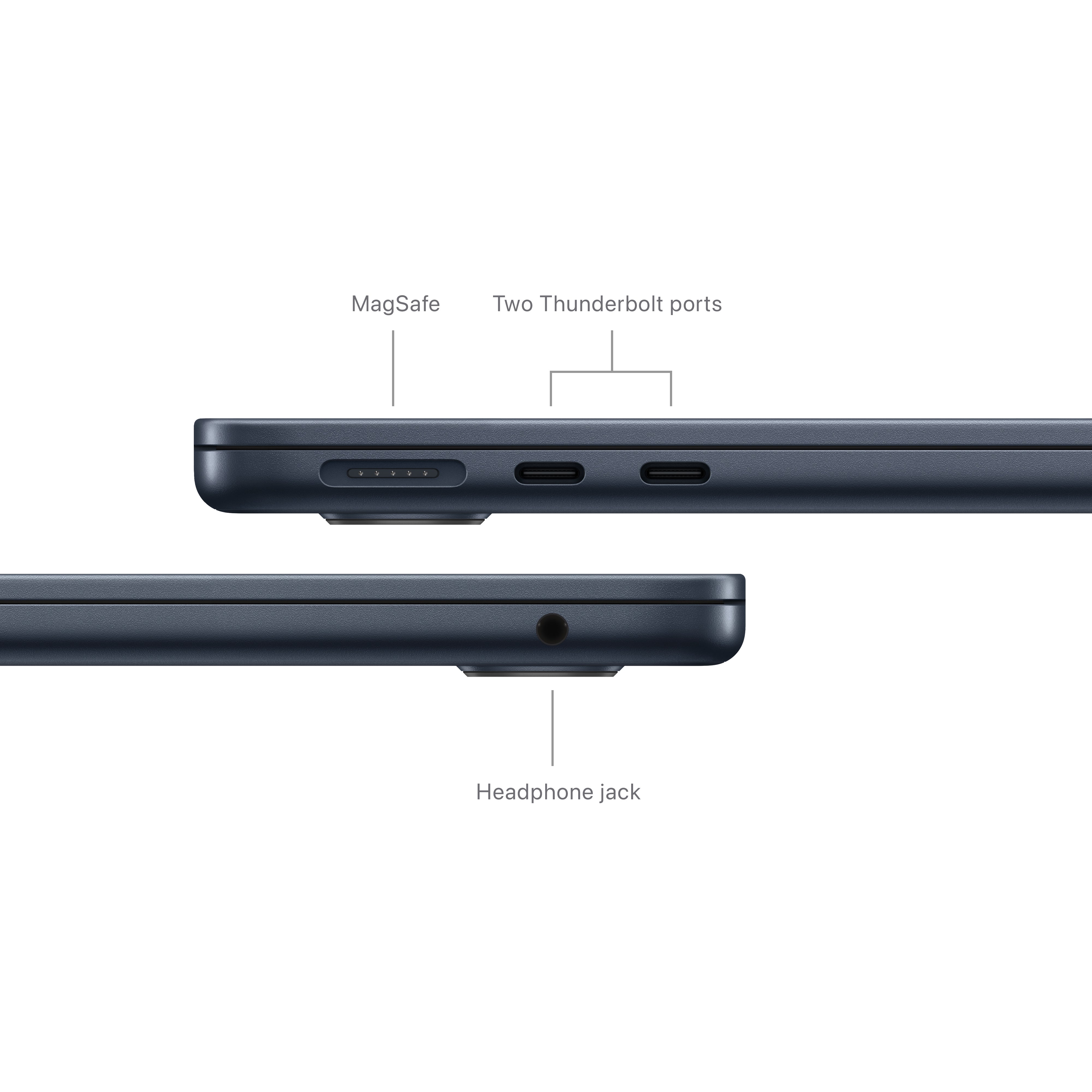 13-inch MacBook Air: Apple M3 chip with 8-core CPU and 8-core GPU, 8GB, 256GB SSD - Midnight