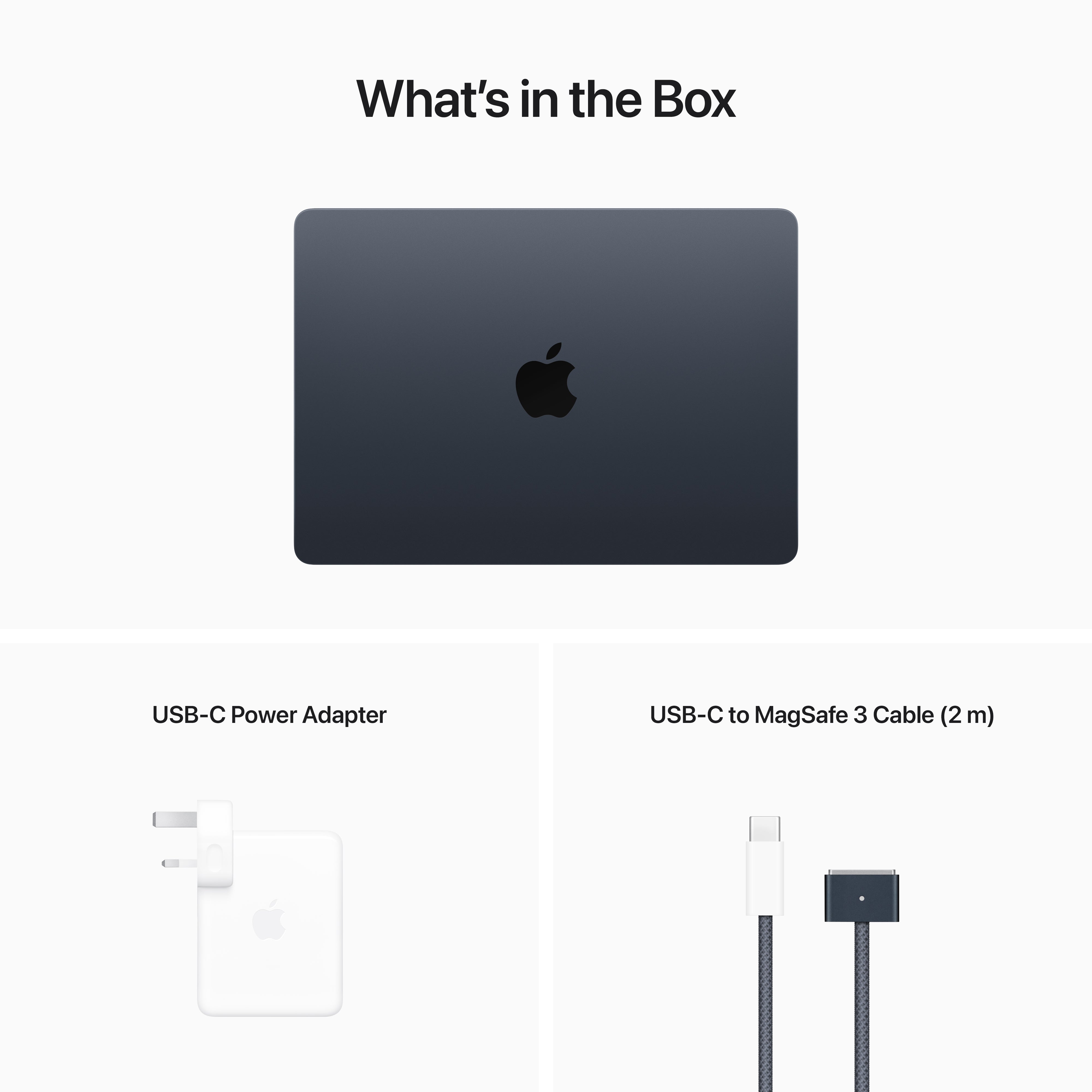 13-inch MacBook Air: Apple M2 chip with 8-core CPU and 8-core GPU, 256GB - Midnight