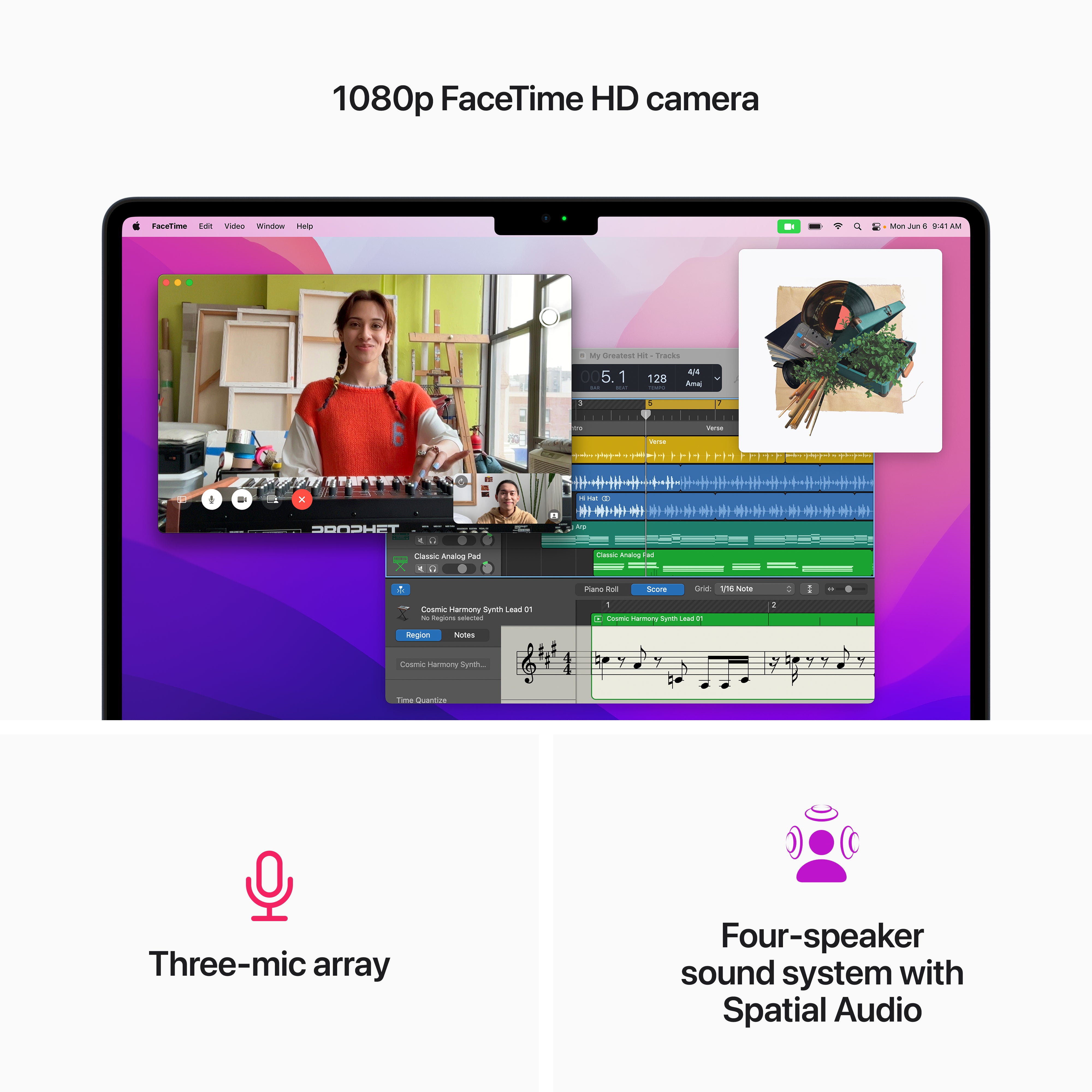 13-inch MacBook Air: Apple M2 chip with 8-core CPU and 8-core GPU, 256GB - Midnight