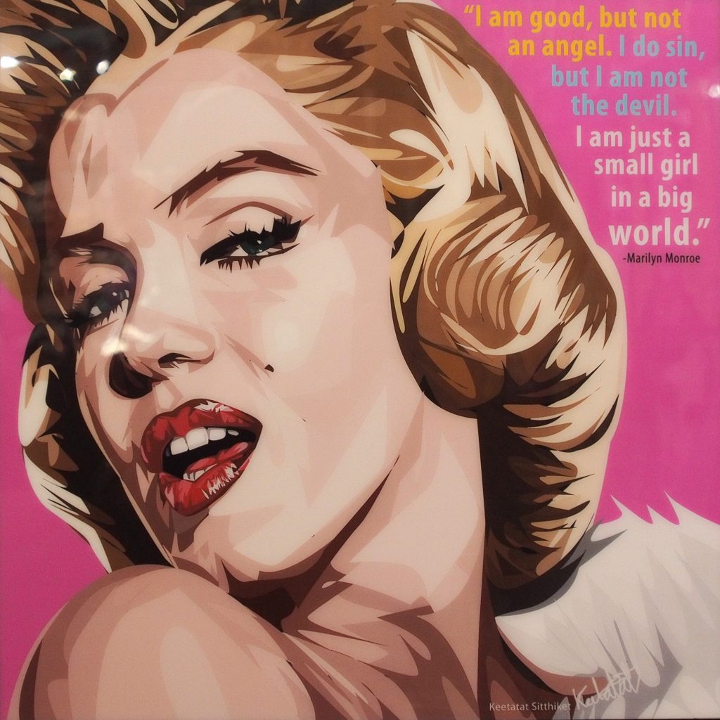 MARILYN MONROE VER2 25X25