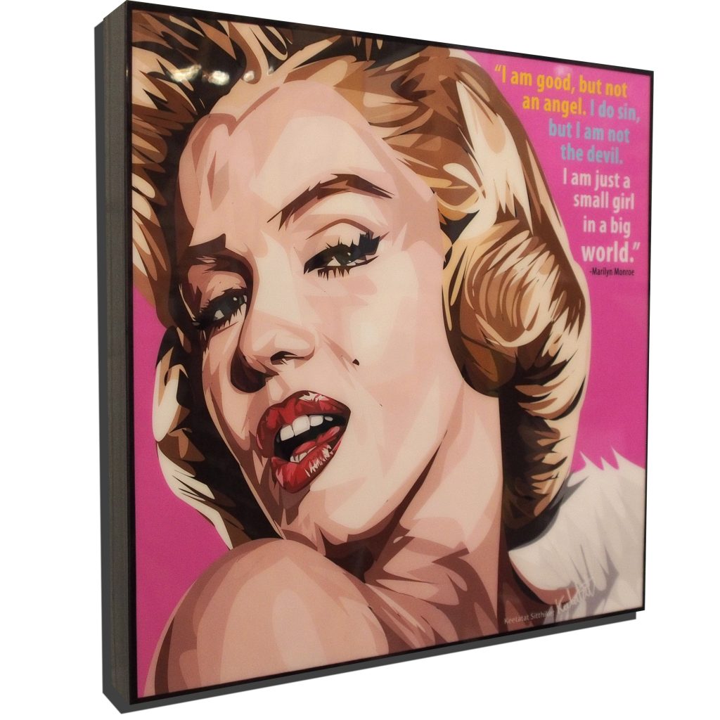 Marilyn Monroe Pop Art Poster “I am good..”