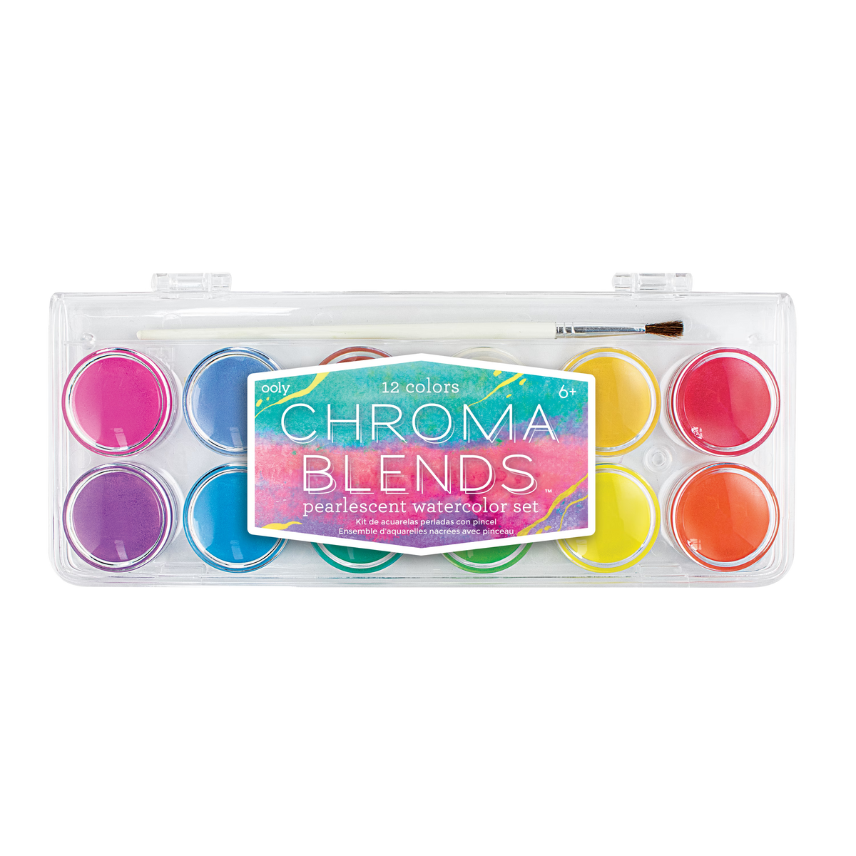Ooly Chroma Blends Pearlescent Watercolor Paint 13 Pc